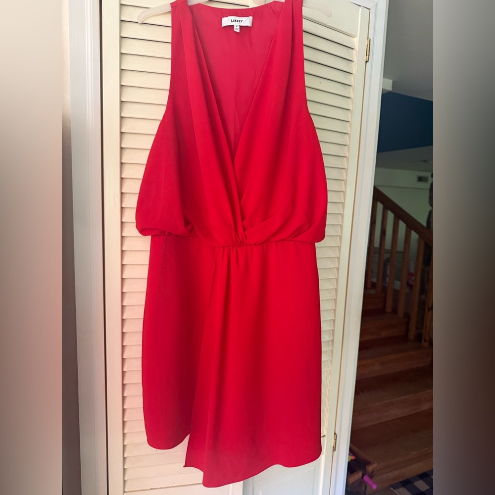 Likely Vivid Red Mini Dress